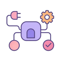 Connections routing through a central gateway node